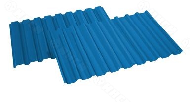 Откатные ворота из профнастила 5